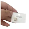 White card pearl stud earrings are fashionable, simple and versatile earrings Item Picture